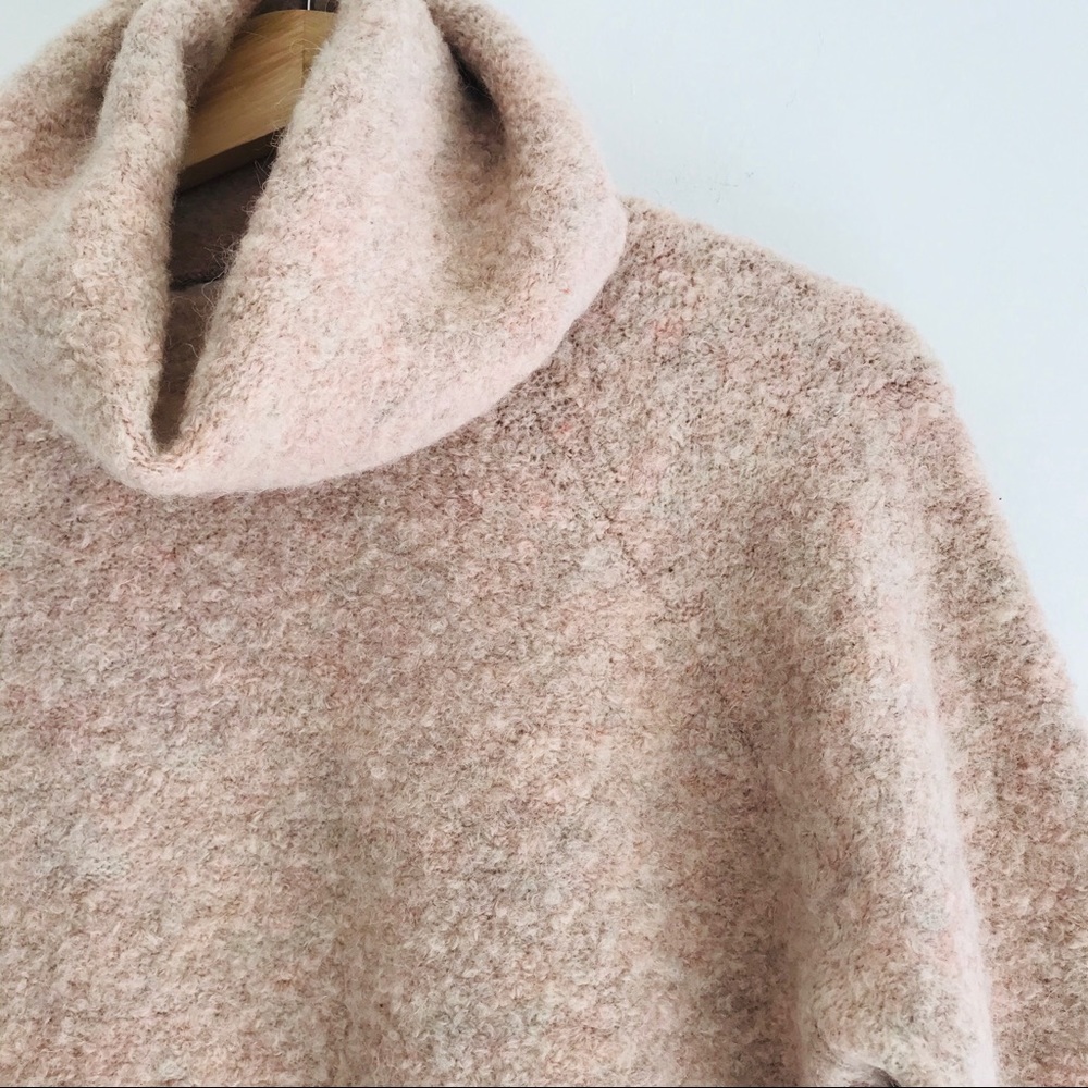 Madewell Roundtrip Fuzzy Soft Turtleneck Sweater S - image 5